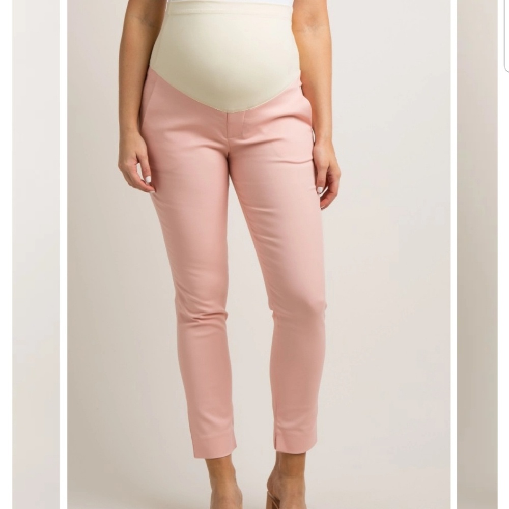 Pink Blush Maternity Pants